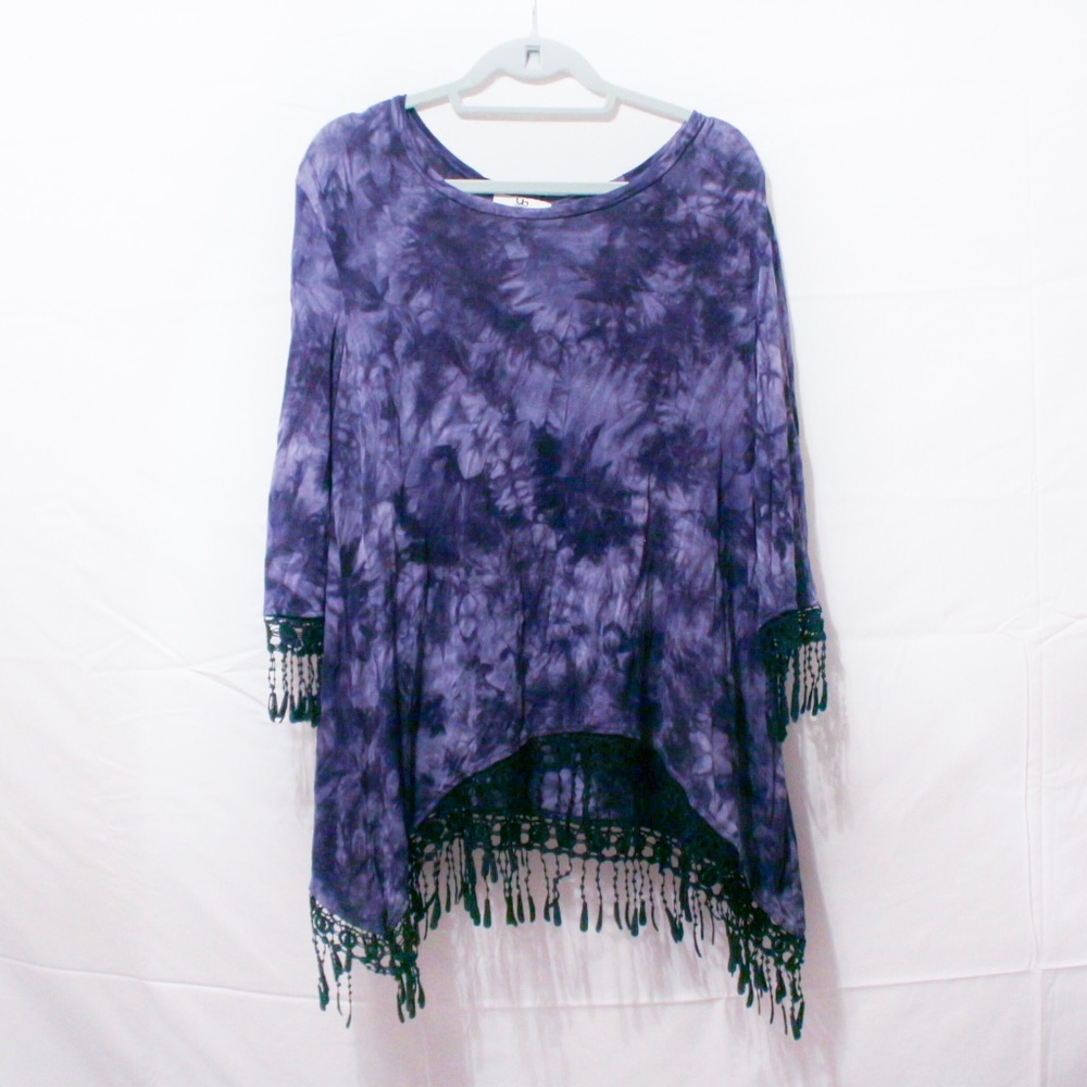 🤩 Tie dye boho blouse